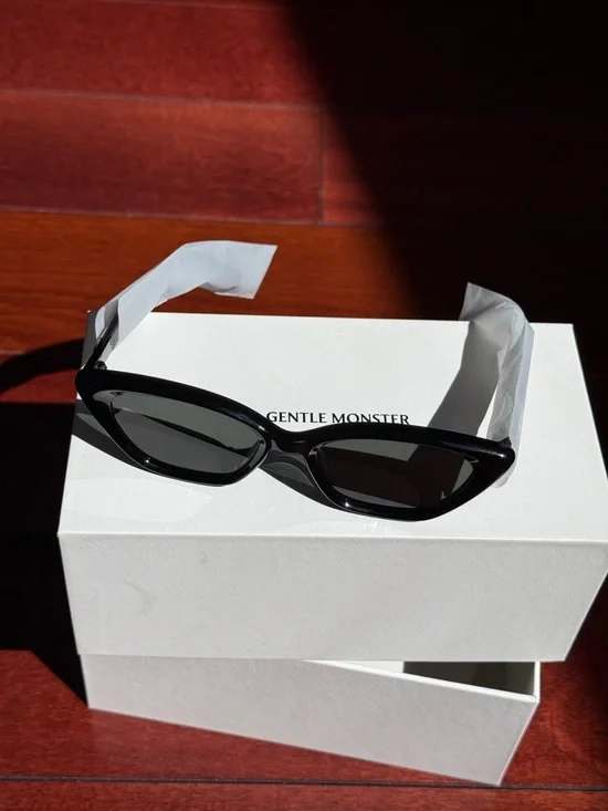 Gentle Monster Black Terra Cotta Sunglasses - Picture 3 of 10